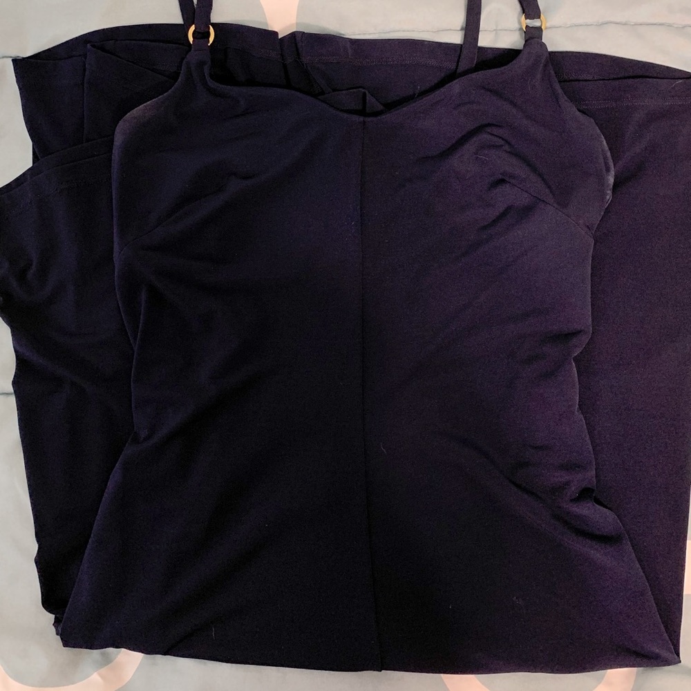 Navy Calvin Klein Slip-on Dress